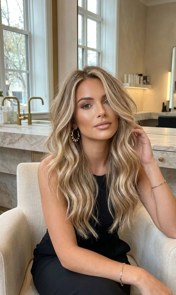 Blonde highlights result at OREL highlight services, Knightsbridge