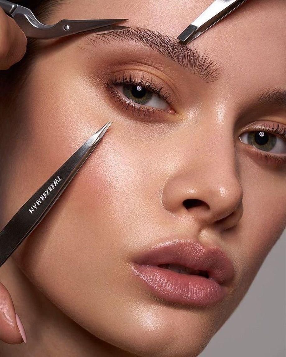 Eyebrow and lash service at OREL Hair & Beauty in Knightsbridge, London